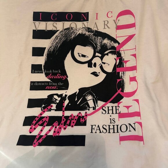 Disney Authentic Original Edna Mode Fashion Legend T-shirt Size 2xl - Picture 1 of 7